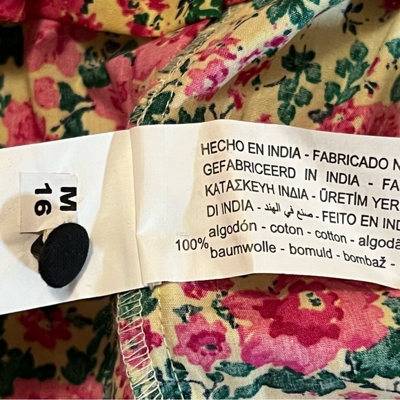 ZARA Blogger Favorite Voluminous Puff Sleeve Floral Printed Dress S Feminine - Picture 14 of 16